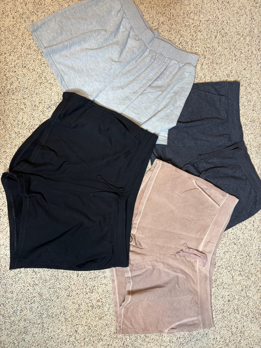 Old Navy Lounge Shorts — Black, Light Gray, Charcoal, Dusty Rose Sz XL